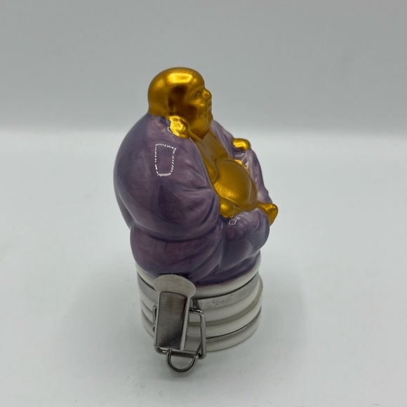 Glass Buddha jar - Picture 2 of 10